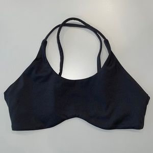 Crop shop Boutique Medium Kaia sports bra color- stone